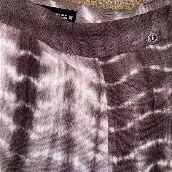 Zara Tie-Dye Wide-Leg Pants - Picture 2 of 9